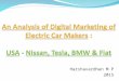 An Analysis of Digital Marketing of Electric Car Makers : Nissan, Tesla, BMW & Fiat - USA