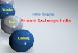 Armani Exchange India - Clothing & Accessories Online