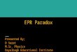 EPR paradox