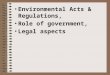 laws of environmental protection - India