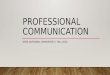 Professional communication workshop