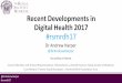 Recent Developments in Digital health