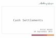 Cash Settlements - EQC and IC - Peter Woods of Anthony Harper