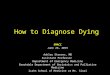 Ashley Shreves - How to Diagnose Dying