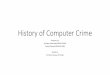 History of computer crime