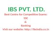 Best SSC & Bank PO Coaching Centre in Chandigarh -IBS