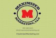 Maximized Marketing, LLC Marketing for OB-Gyns PowerPoint