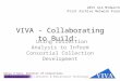 VIVA-Collaborating to Build: Using Collaborative Analysis to Inform Consortial Collection Development