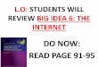 Ap exam big idea 6 the internet