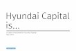 IR Presentation: Hyundai Capital 3Q2011