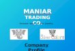 Maniar Trading company