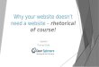 Why Your Business Doesn’t Need a Website