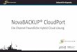 NovaBACKUP Cloud Port Vorstellung - Webinar