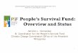 People’s Survival Fund: Overview and Status