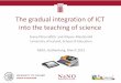 The gradual integration of ICT into the teaching of science