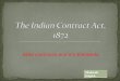 The indian contract act,1872