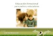 Taller: Educación emocional para padres y educadores