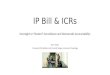 Investigatory Powers Bill & ICRs