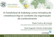 O FamilySearch Indexing como iniciativa de crowdsourcing no contexto da organiza§£o do conhecimento
