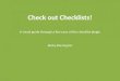 Check Out Checklists in Moodle
