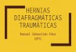 Hernias diafragmáticas traumáticas