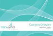 TechGenies Company Overview Sep 2016