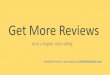 Get More Online Reviews for Your Small Business