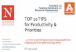 20160706  Presentation to Auckland Tourism. Top Ten tips for Productivity & Priorities