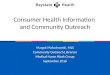 Consumer Health Information and Community Outreach