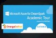 Microsoft Azure for DreamSpark Academic Tour - 20/10/2015