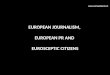 Europese journalistiek en Europese PR