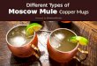 Different Types of Moscow Mule Copper Mugs