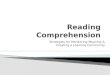 Reading Comprehension: The Mosaic of Thought