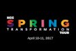 HCC Spring Transformation Tour