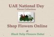 UAE National Day Flowers Collections - Black Tulip Flowers