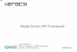 erocci - a scalable model-driven API framework, OW2con'16, Paris