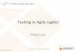Testing in Agile with Coaching Agile Journeys and XBOSoft