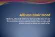 Allison Hord Visual Resume