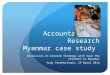 Accountability impact research - results from the myanmar case study