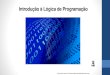 Lógica de programação, algoritmos e big data