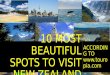 10 most beautiful spots to visit new zealand ()