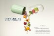 Generalidades de Vitaminas
