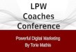 LPW Coaches Conference - Torie Mathis presentation
