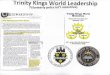 Trinity Kings World Leadership: Steward of a "New Heavens & New Earth"..Isaiah 65:17-25