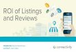 Connectivity Webinar: ROI of Listings and Reviews