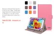 Bluezoon Universal Folio Case for 7.0 Inch 8.0 Inch Tablet - Slimfit Multi-angle Stand (Fit for Device Dimension Between:11.1cm (W)* 18.8cm (H) and 12.85cm (W) *21.9cm (H))