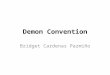 Demon Conventions and stereotypical demons