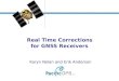 Real Time Corrections for GNSS Receivers
