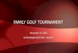 Family golf tournament   CCC
