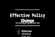 Sam Deere – Effective Altruism and Policy Change - EA Global